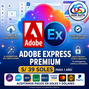 Adobe Express Premium - 1 año