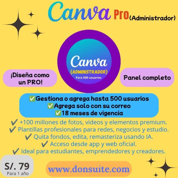 Canva Pro (Administrador)
