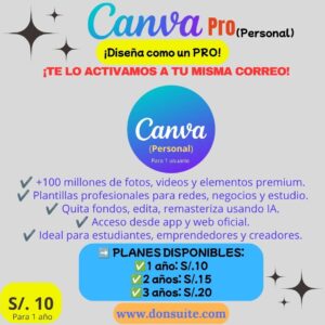 Canva Pro (Personal)